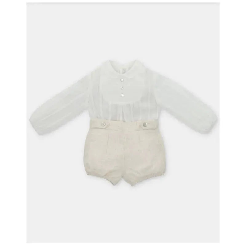 MARTIN ARANDA : SHIRT & BOY SHORT W/SUSPENDERS