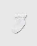 MAYORAL: Ruffle Bow Sock
