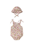 MAYORAL: PINK FLORAL ROMPER