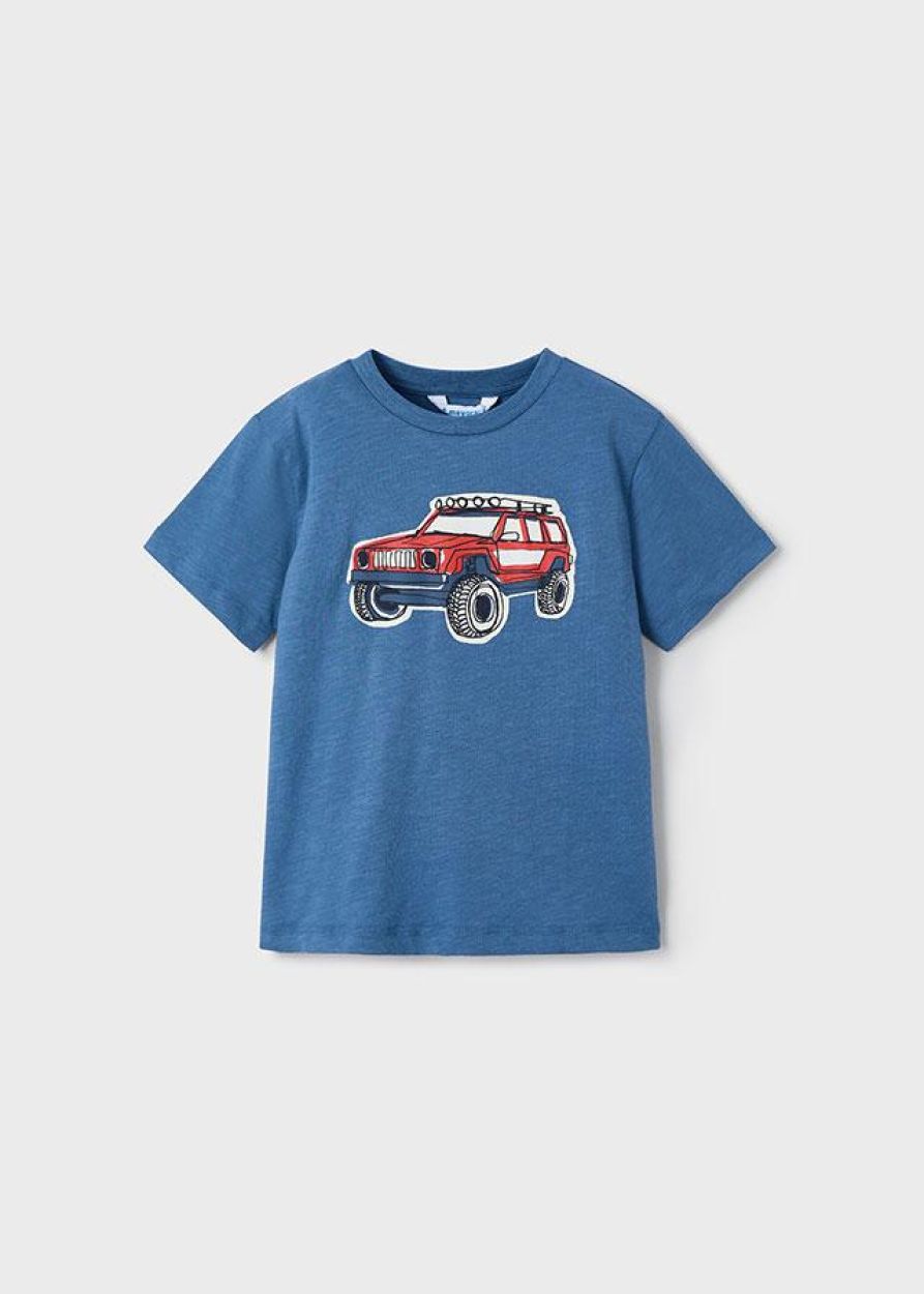 MAYORAL: BOYS TRUCK PRINTED T-SHIRT
