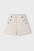 Mayoral: White Gold Button Short