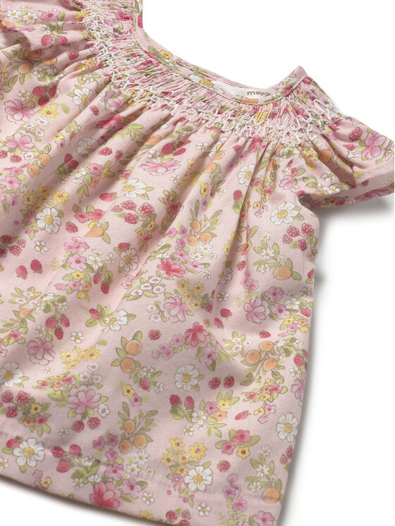 MAYORAL: PINK FLORAL DRESS