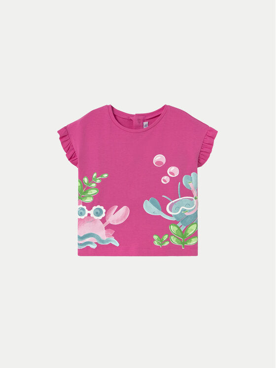 MAYORAL: FUSHIA CRAB PLAY TOP