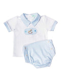 BABY THREADS: ROCKING HORSE DIAPER & SHIRT SET