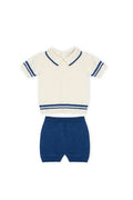 DK: Sweater Knit Polo Set