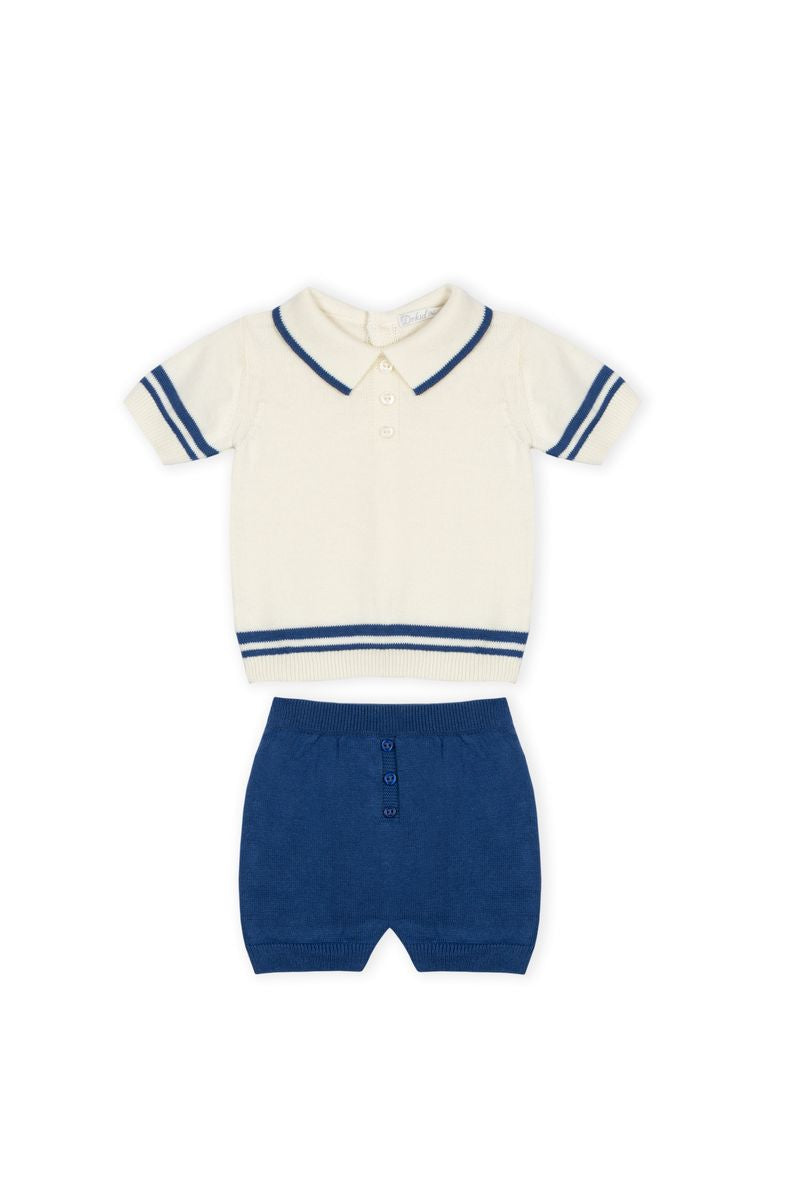 DK: Sweater Knit Polo Set