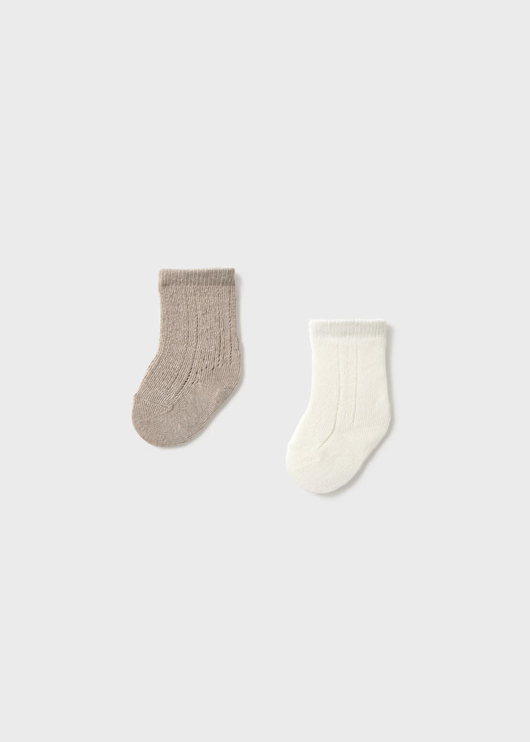 Mayoral : Newborn 2-Pack Socks