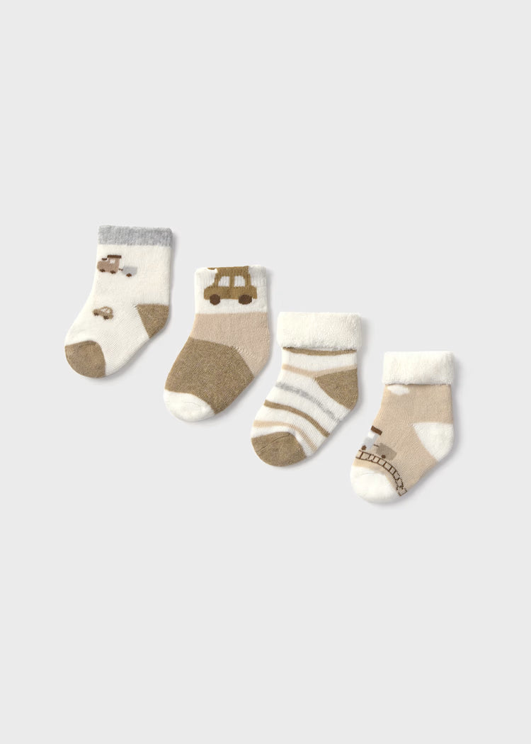 MAyoral : Newborn 4-Pack Socks