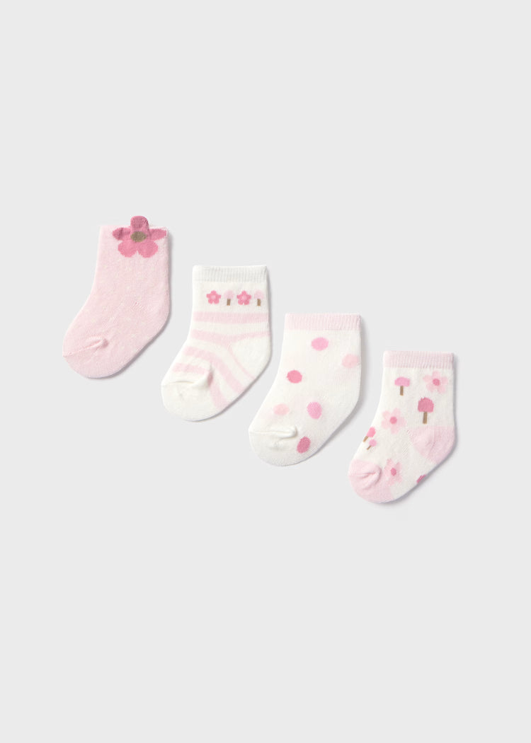 Mayoral : Newborn 4-pack socks