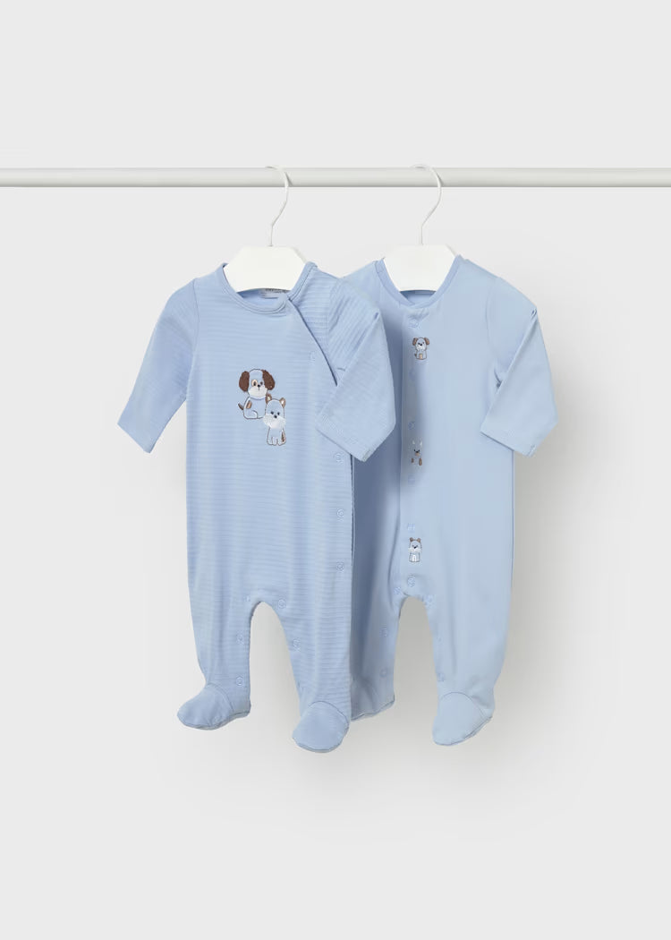 MAYORAL : Newborn Boy 2-Pack One-Piece Set
