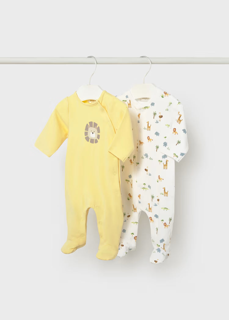 MAYORAL : Newborn Boy 2-Pack One-Piece Set