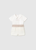 MAYORAL : Newborn Boy Dress Shorts and Shirt Set