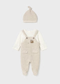 MAYORAL: NEWBORN BOY ONE PIECE WITH HAT