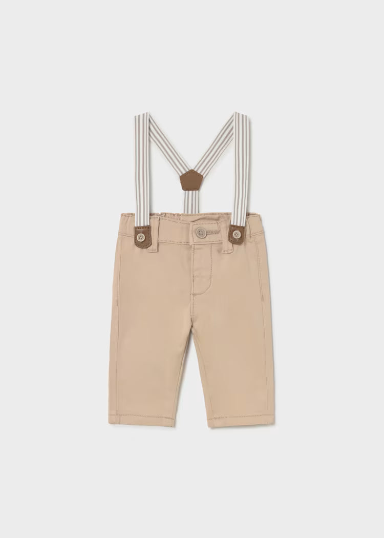 MAYORAL : Newborn Boy Pants with Suspenders