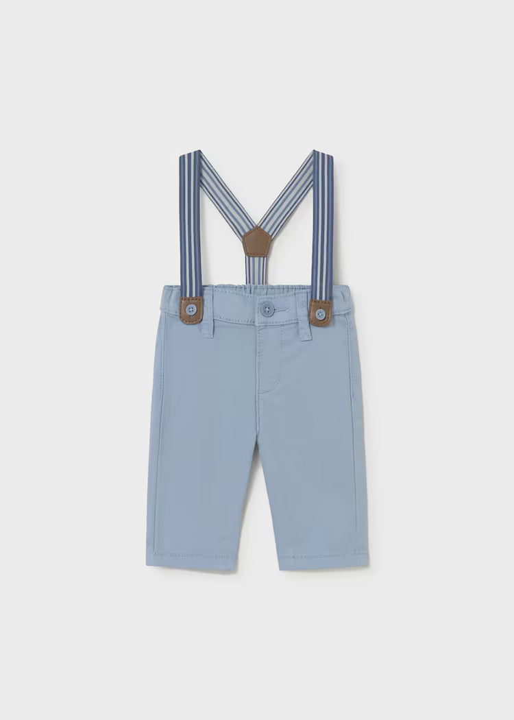 MAYORAL : Newborn Boy Pants with Suspenders