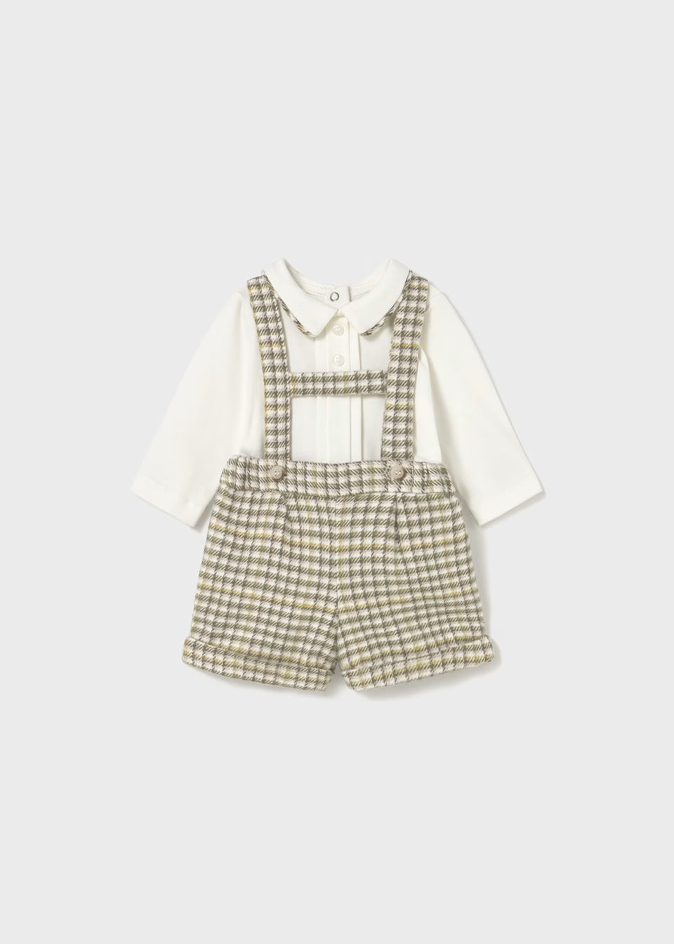 MAYORAL: NEWBORN SHORTS AND BODYSUIT