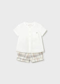 MAYORAL : Newborn Boy Shorts and Shirt Set