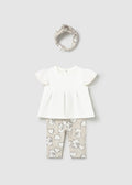 Mayoral: Newborn Girl 3-Piece Printed Set