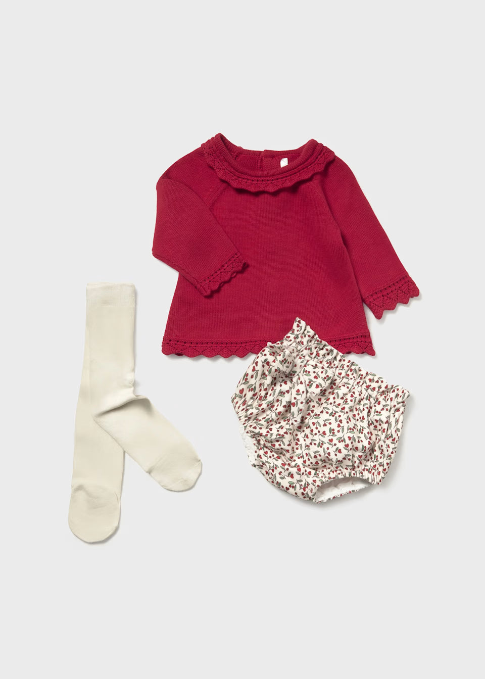 MAYORAL: NEWBORN GIRL 3-PIECE SET