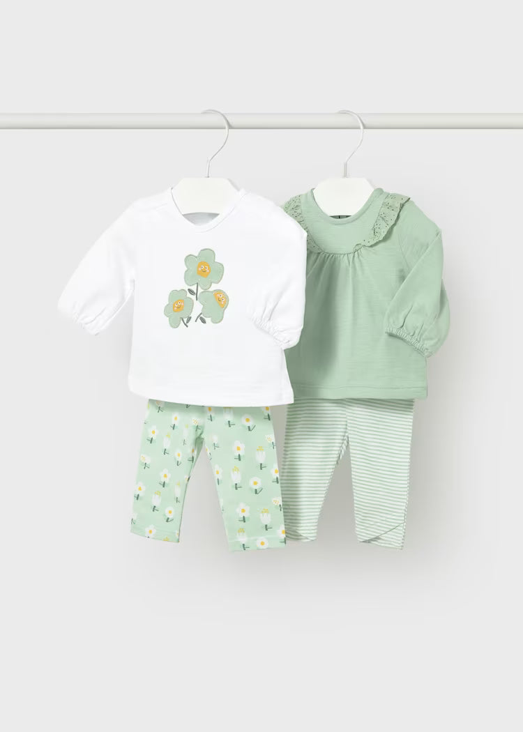 MAYORAL : Newborn Girl 4-Piece Set
