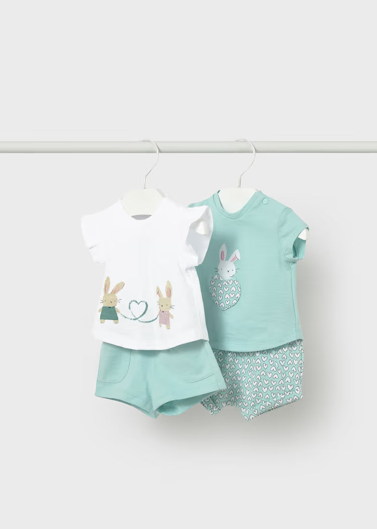 MAYORAL : Newborn Girl 4-Piece Set