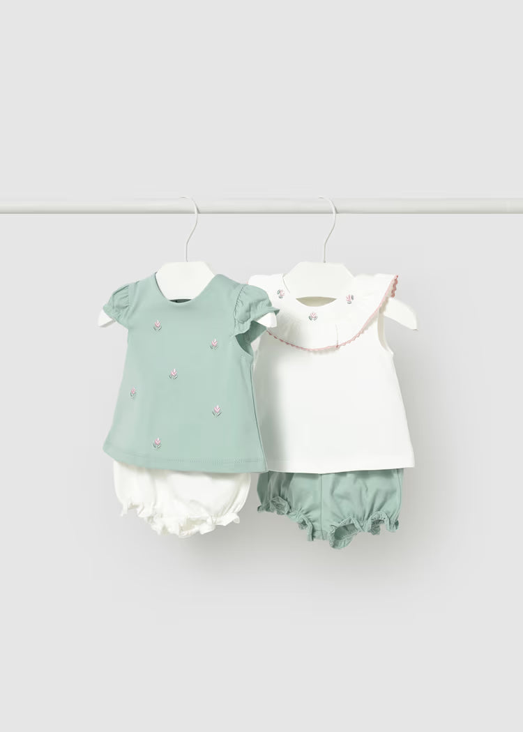 MAYORAL : Newborn Girl 4-Piece Set