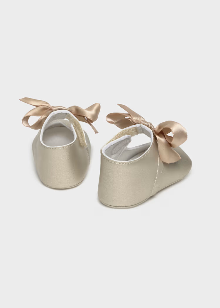MAYORAL : Newborn Girl Bow Mary Janes