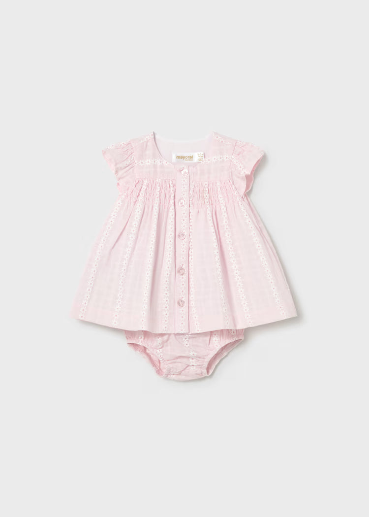 MAYORAL : Newborn Girl Chiffon Dress