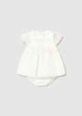 Mayoral: Newborn Girl Dress with Bloomers
