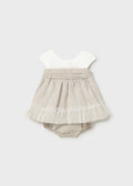 Mayoral: Newborn Girl Dress with Bloomers