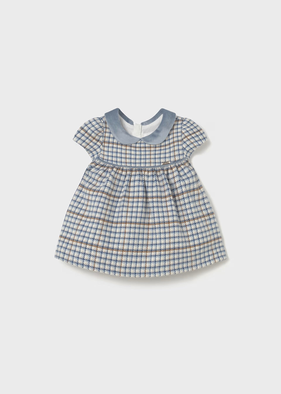 MAYORAL: NEWBORN GIRL PLAID DRESS