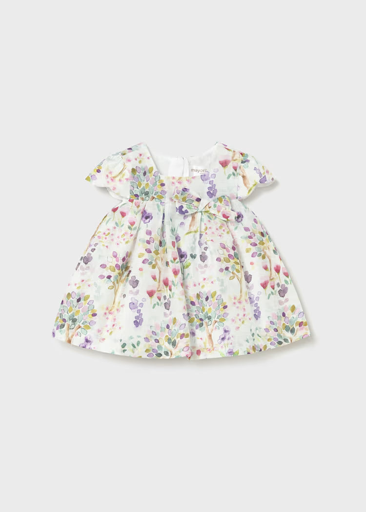 MAYORAL : Newborn Girl Printed Dress