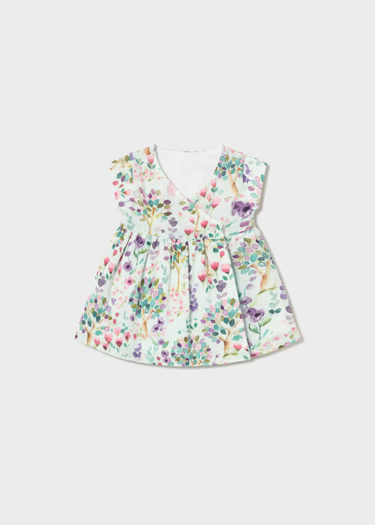 Mayoral: Newborn Girl Reversible Dress