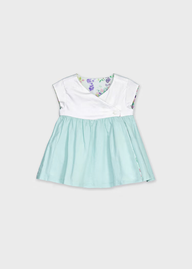 Mayoral: Newborn Girl Reversible Dress