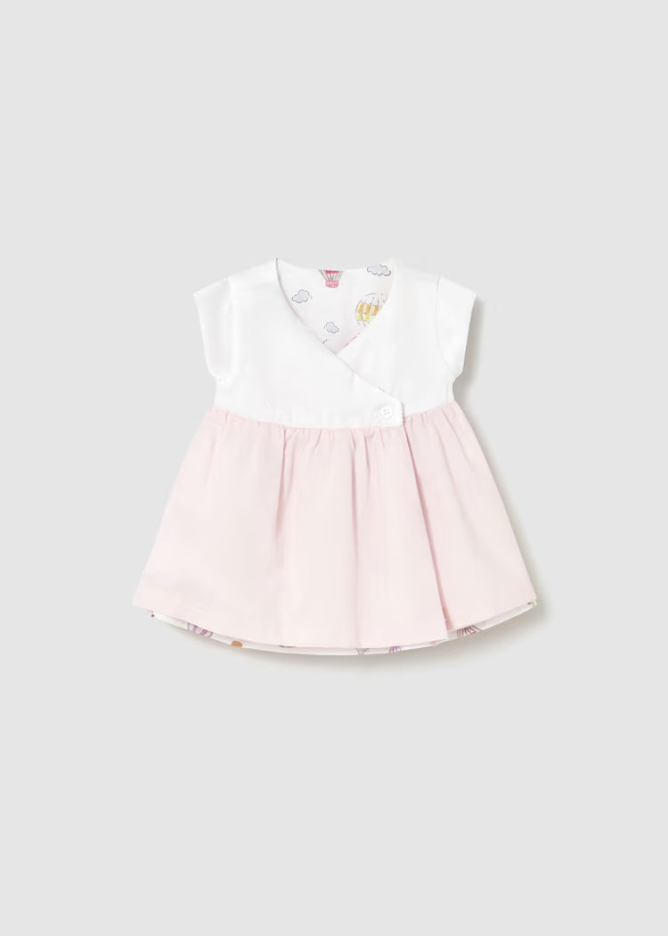 Mayoral: Newborn Girl Reversible Dress