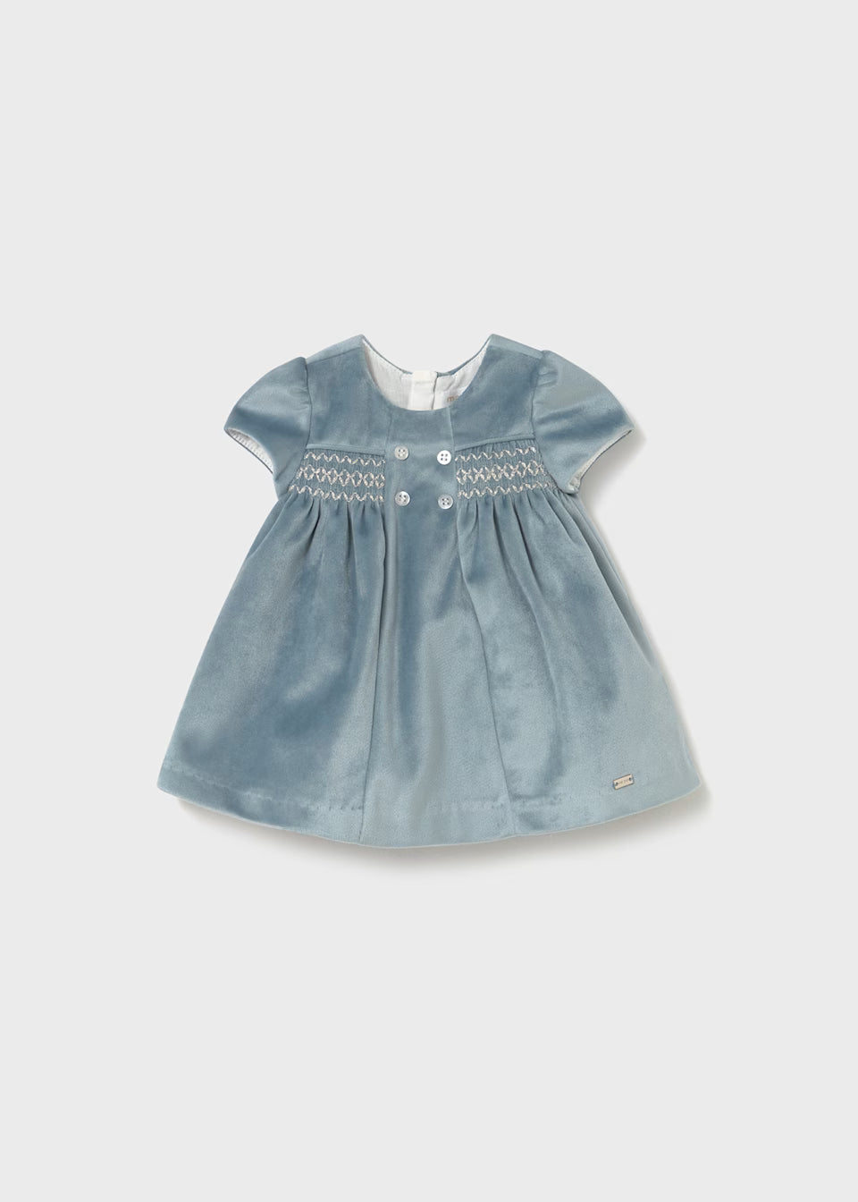 MAYORAL: NEWBORN GIRL VELVET DRESS