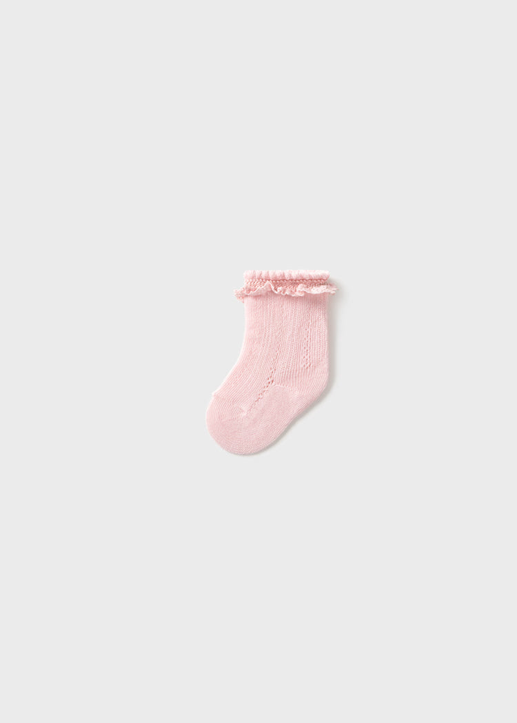 Mayoral : Newborn Openwork Socks