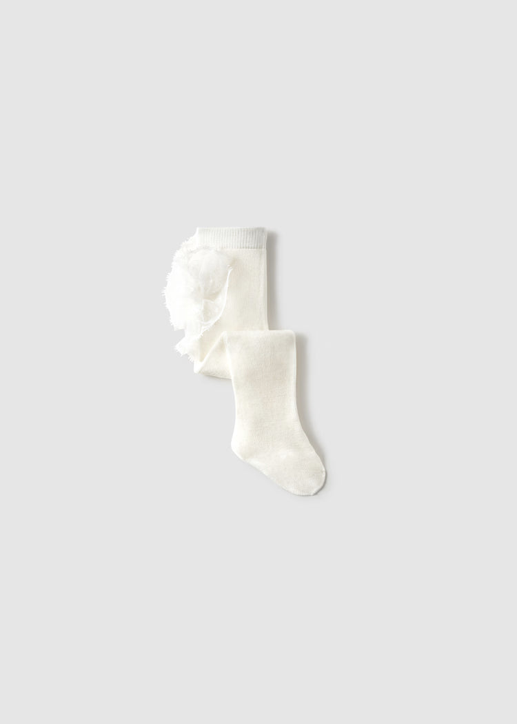 Mayoral : Newborn Ruffled Tights