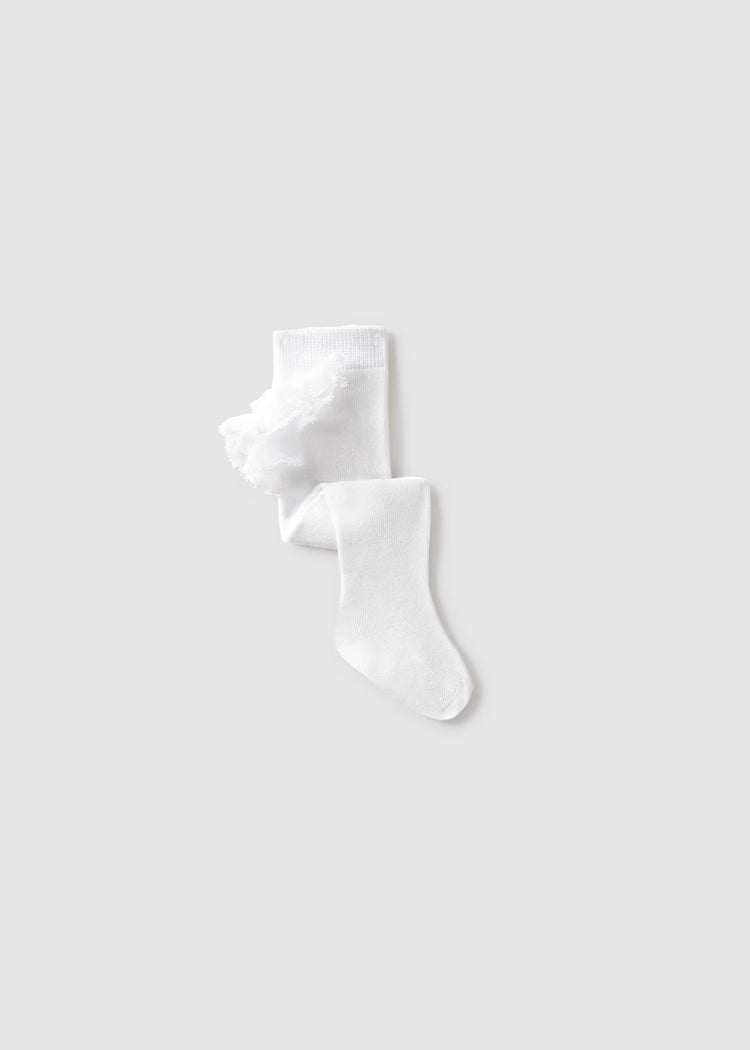 Mayoral : Newborn Ruffled Tights