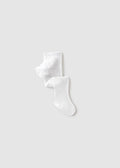 Mayoral : Newborn Ruffled Tights