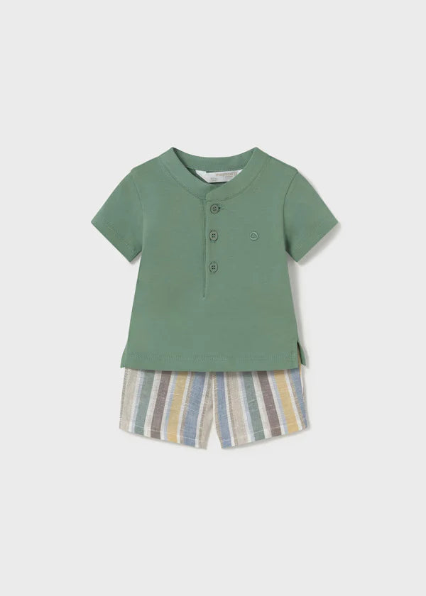 MAYORAL: BOYS MULTI COLOR SHORT SET