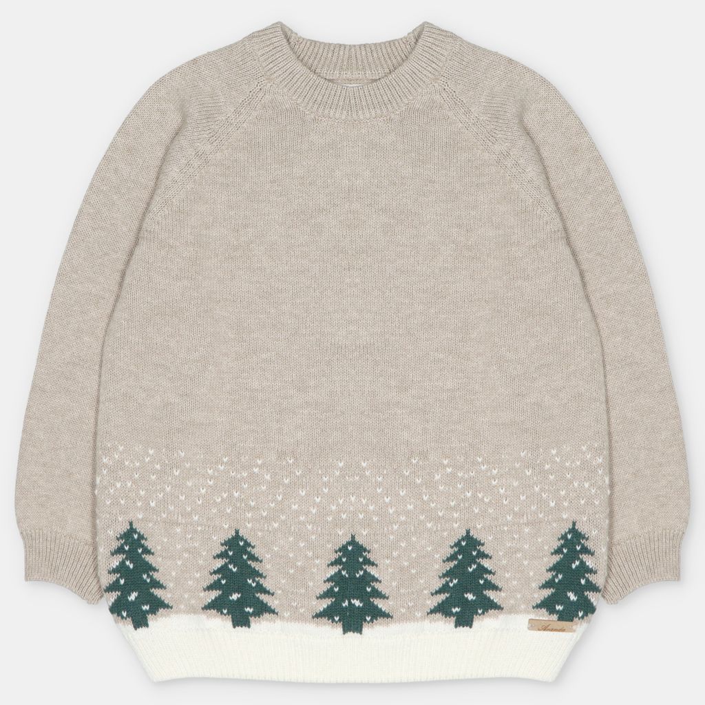 Martin Aranda : Sweater w/Trees in Sweater Knit Cotton