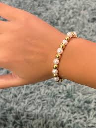 Briati Gold Pearl Bracelet