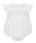 White Rose Bubble Romper