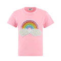 LOLA AND THE BOYS: PINK RAINBOW PEAR PATCH T-SHIRT