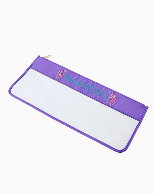 OH MY MAHJONG : PURPLE PEACOCK MAHJONG BAG