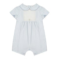 PAZ RODRIGUEZ: “INTERLOCK V25” Chalk Blue Romper