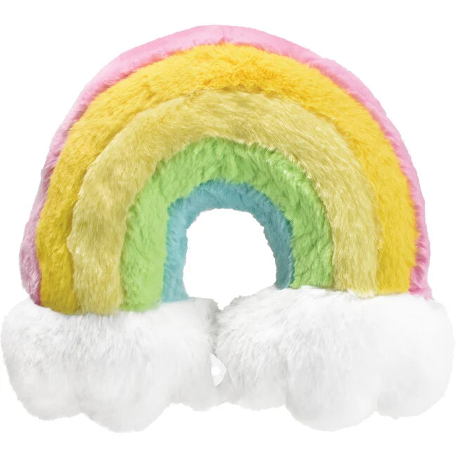 ISCREAM: Rainbow Furry neck pillow