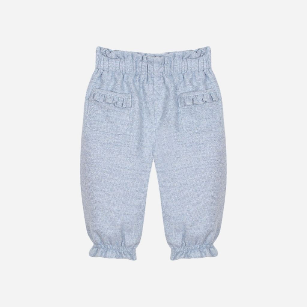 PATACHOU: BLUE FLORAL PANTS SET