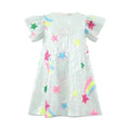Lola and the Boys: Rainbow Shooting Star Sequin Dress